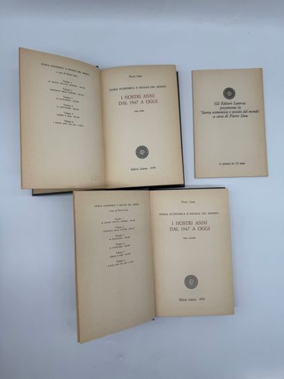 *Storia economica d'Italia* (2 volumes) by...