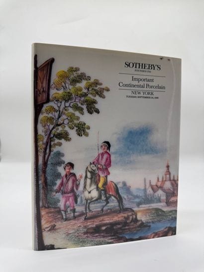 SOTHEBY'S - Important Continental Porcelain...