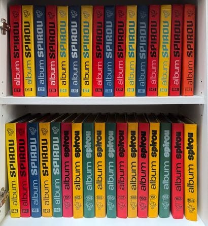 LE JOURNAL DE SPIROU A set of 36 bound volumes,...