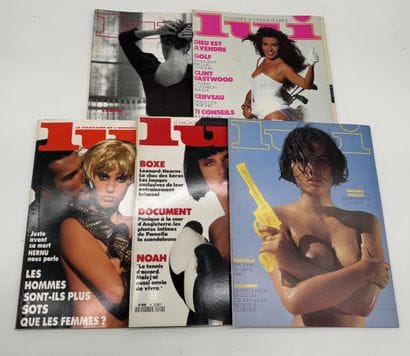 LUI Lot de 5 magazines érotiques vintage

Réf...