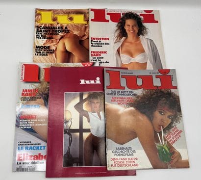 LUI Lot de 5 magazines érotiques vintage

Réf...