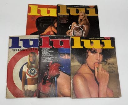 LUI Lot de 5 magazines érotiques vintage

Réf...