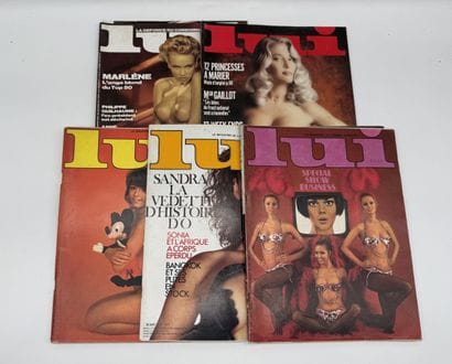 LUI Lot de 5 magazines érotiques vintage

Réf...