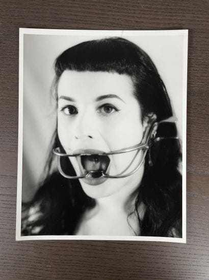 Christine Kessler, B/W erotic photograph,...