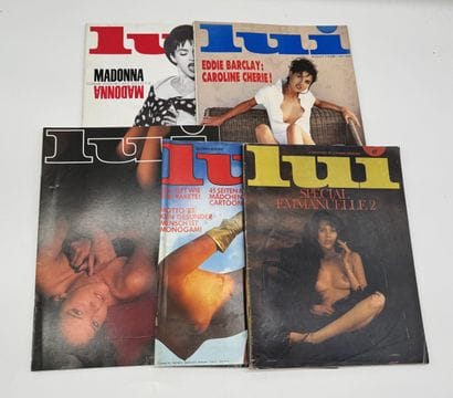 LUI Lot de 5 magazines érotiques vintage

Réf...