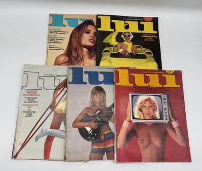 LUI Lot de 5 magazines érotiques vintage

Réf...