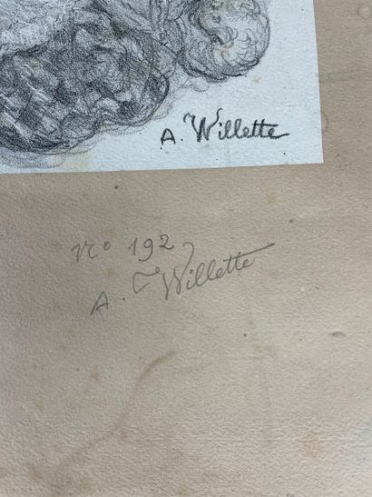 Adolphe Willette Les Sept Péchés capitaux,...