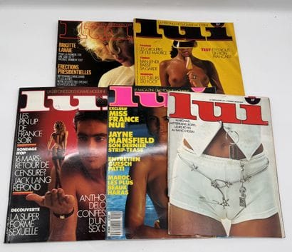LUI Lot de 5 magazines érotiques vintage

Réf...