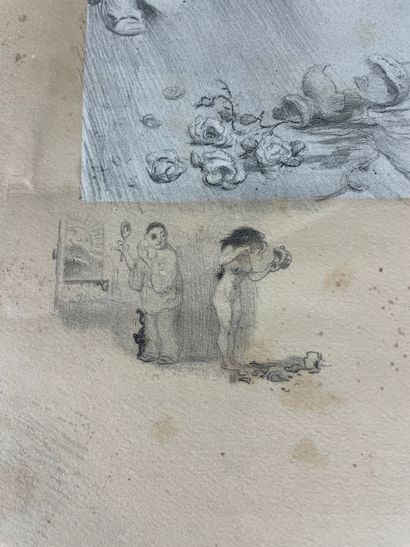 Adolphe Willette Les Sept Péchés capitaux,...