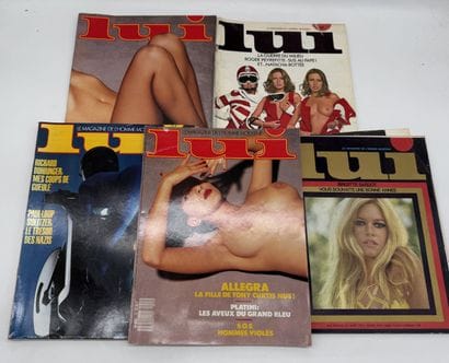 LUI Lot de 5 magazines érotiques vintage

Réf...