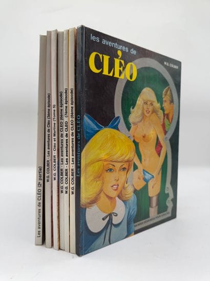 Set of 7 adult comic books from the series...