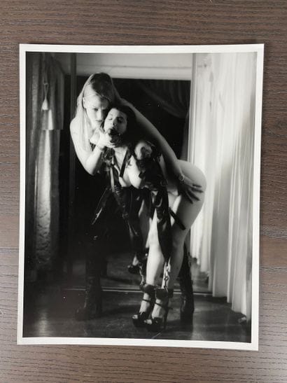 Christine Kessler, black-and-white erotic/fetish...
