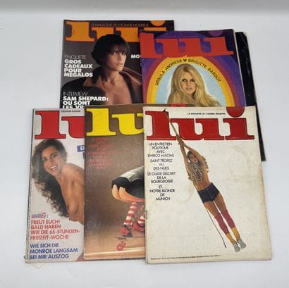LUI Lot de 5 magazines érotiques vintage

Réf...