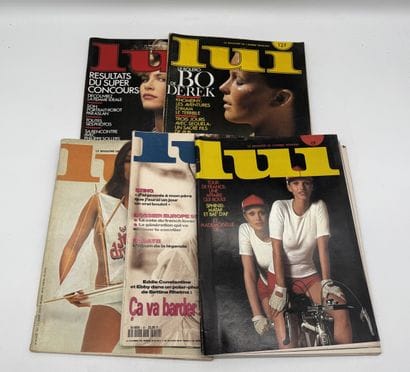 LUI Set of 5 vintage erotic magazines

Internal...