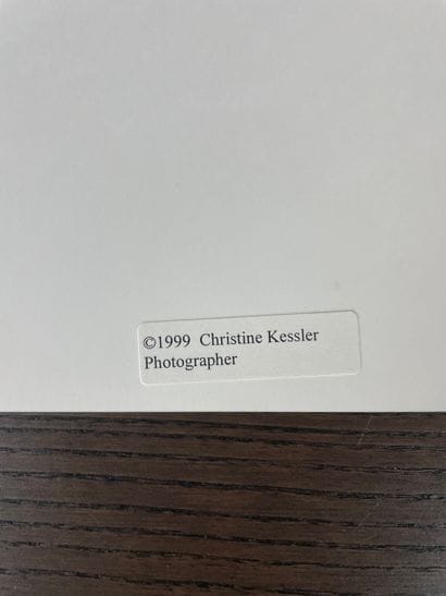 Christine Kessler, B/W erotic photograph,...