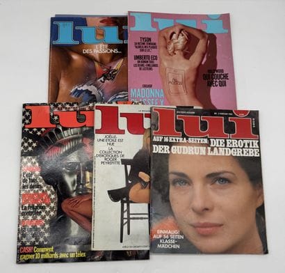LUI Lot de 5 magazines érotiques vintage

Réf...