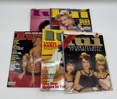 LUI Set of 5 vintage erotic magazines

Internal...
