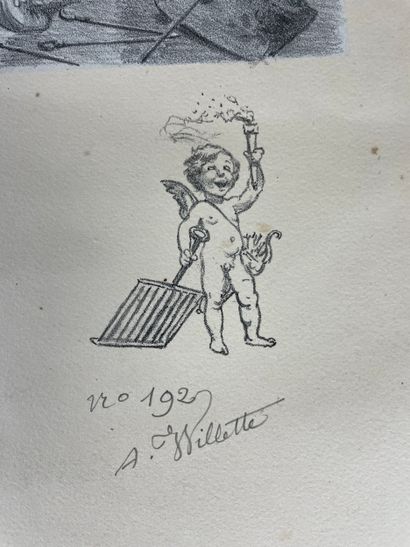 Adolphe Willette Les Sept Péchés capitaux,...