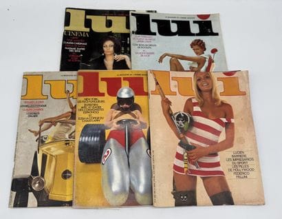 LUI Lot de 5 magazines érotiques vintage

Réf...