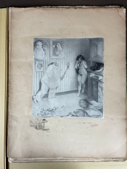 Adolphe Willette Les Sept Péchés capitaux,...