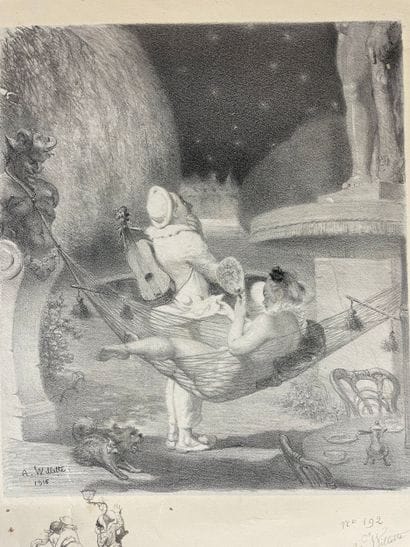 Adolphe Willette Les Sept Péchés capitaux,...