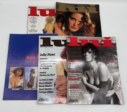 LUI Lot de 5 magazines érotiques vintage

Réf...