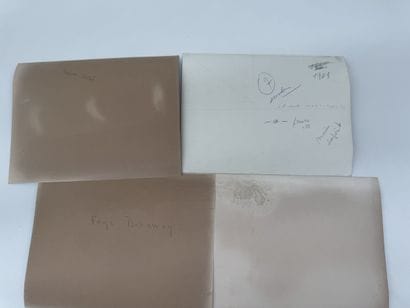 MOVIE PHOTOGRAPHS Set of 4 vintage silver...
