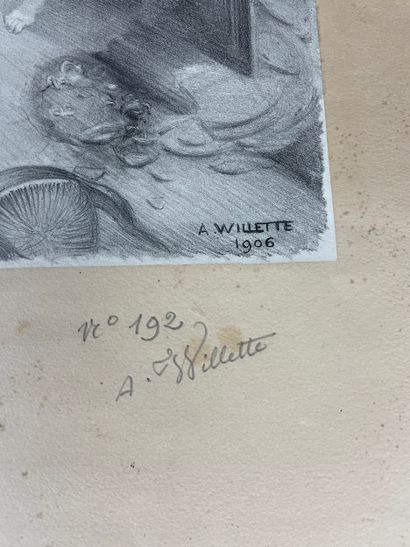 Adolphe Willette Les Sept Péchés capitaux,...