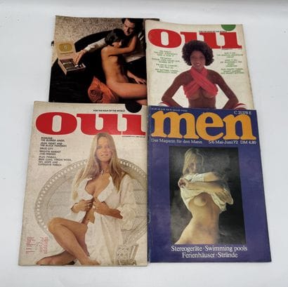 YES & MEN Set of 4 vintage erotic magazines

Internal...