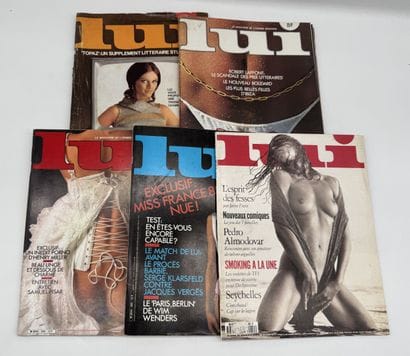 LUI Lot de 5 magazines érotiques vintage

Réf...