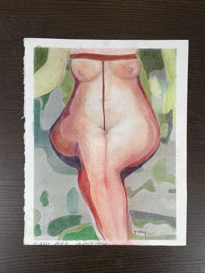 Yvon Adam (1932-2017)
Stylized female nude,...