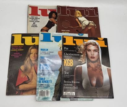LUI Set of 5 vintage erotic magazines

Internal...