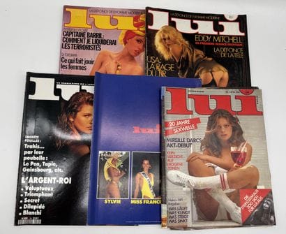 LUI Lot de 5 magazines érotiques vintage

Réf...