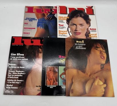 LUI Lot de 5 magazines érotiques vintage

Réf...