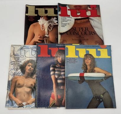 LUI Lot de 5 magazines érotiques vintage

Réf...