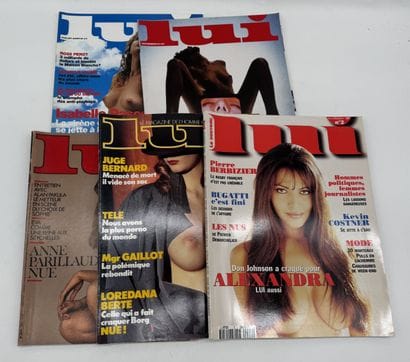 LUI Set of 5 vintage erotic magazines

Internal...