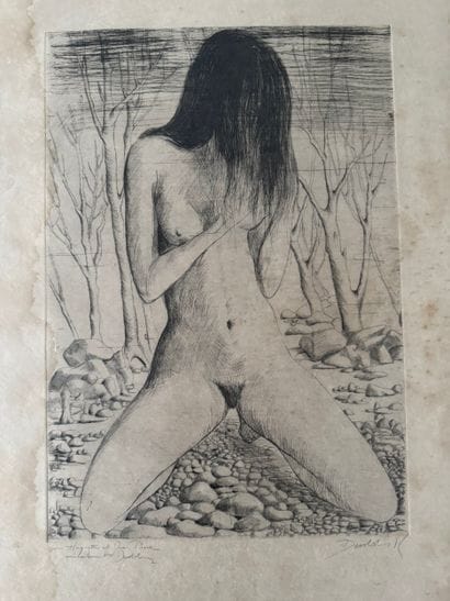 Nu féminin - Roland DEVOLDER (né en 1938)
Estampe...
