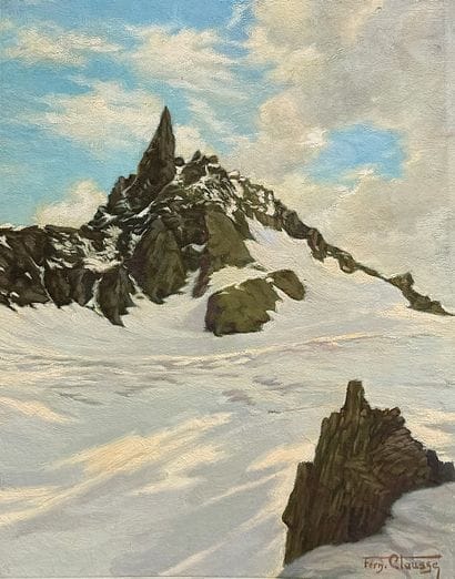 Fernand Clausse (1899 1967) Paysage de montagne...