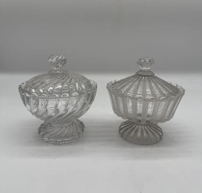 BACCARAT FRANCE FIN DU XIXe SIECLE
Paire...