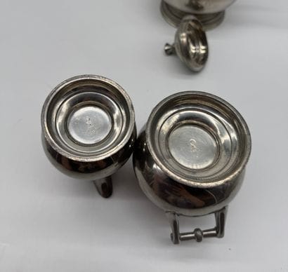 Fine Silver-Plated Pewter Coffee/Tea Set...
