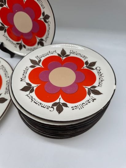Earthenware Cheese Serving Set - Gien, 