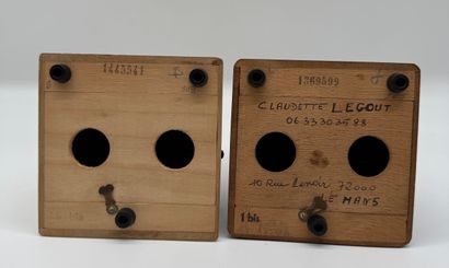 Maelzel - Paquet (Paris) - Paire de métronomes...
