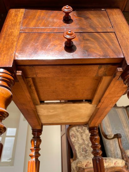 Louis-Philippe drop-leaf table, France, circa...
