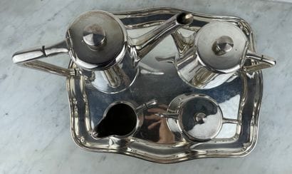 Wiskemann - Silver-plated tea and coffee...