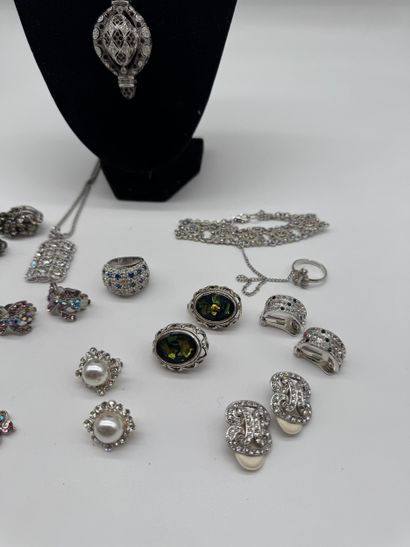 Ensemble de bijoux fantaisies aux tons dominants...