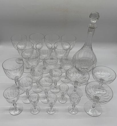 Cut Crystal Glass Set and Decanter
Set of...