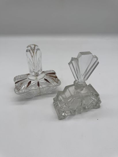 ART DECO VERS 1920-1930
Lot de deux flacons...