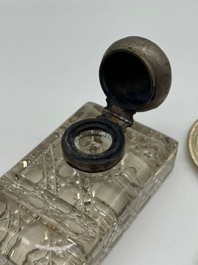BERNARD-MASSARD Desk Inkwell and Coasters
A...