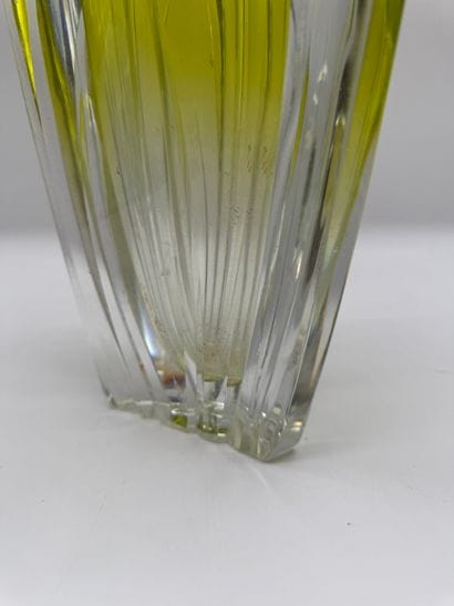 Val Saint-Lambert - Cylindrical vase made...