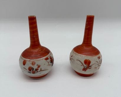 Japon, dans le goût de Kutani - Paire de...